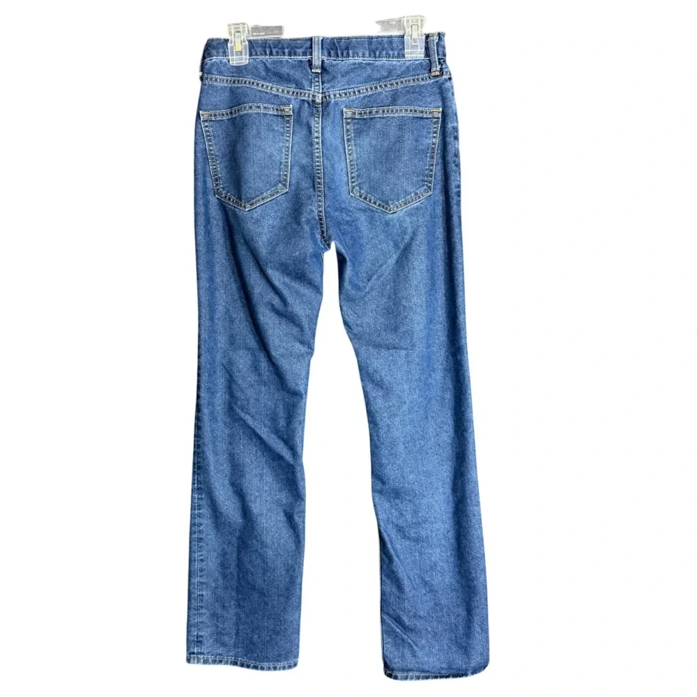 Old Navy Boys Size 16 Straight Jeans Blue Denim Pants School Adjustable Waist